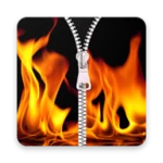 fire zipper lock screen 2019 android application logo